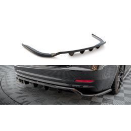 Maxton Central Rear Splitter (with vertical bars) BMW 4 Gran Coupe F36, MAXTON DESIGN