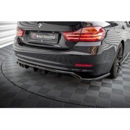 Maxton Central Rear Splitter (with vertical bars) BMW 4 Gran Coupe F36, MAXTON DESIGN