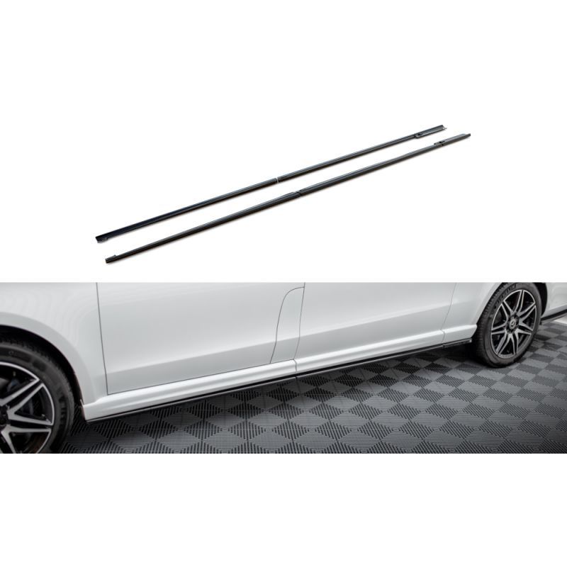 Maxton Side Skirts Diffusers Mercedes-Benz V-Class Extra Long AMG-Line W447 Facelift, MAXTON DESIGN