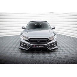 Maxton Street Pro Front Splitter Honda Civic Sport Mk 10 Black, MAXTON DESIGN