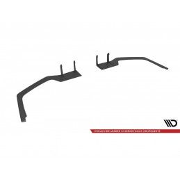 Maxton Street Pro Rear Side Splitters Honda Civic Sport Mk 10 Facelift Black, MAXTON DESIGN