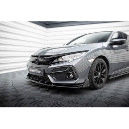 Maxton Front Splitter + Flaps Honda Civic Sport Mk 10, MAXTON DESIGN