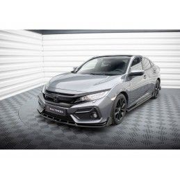 Maxton Front Splitter + Flaps Honda Civic Sport Mk 10, MAXTON DESIGN