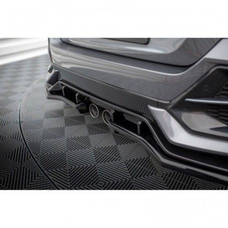 Maxton Central Rear Splitter (with vertical bars) Honda Civic Sport Mk 10 Facelift, MAXTON DESIGN