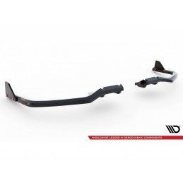 Maxton Central Rear Splitter (with vertical bars) + Flaps Honda Civic Sport Mk 10 Facelift, MAXTON DESIGN