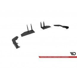 Maxton Street Pro Rear Side Splitters + Flaps Honda Civic Type-R Mk 11 Red + Gloss Flaps, MAXTON DESIGN