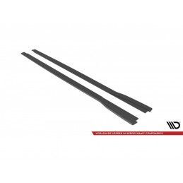 Maxton Street Pro Side Skirts Diffusers Honda Civic Type-R Mk 11 Black, MAXTON DESIGN