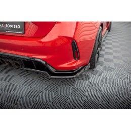 Maxton Central Rear Splitter (with vertical bars) V.1 + Flaps Honda Civic Type-R Mk 11, MAXTON DESIGN