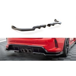 Maxton Central Rear Splitter (with vertical bars) V.2 Honda Civic Type-R Mk 11, MAXTON DESIGN