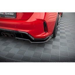 Maxton Central Rear Splitter (with vertical bars) V.2 Honda Civic Type-R Mk 11, MAXTON DESIGN