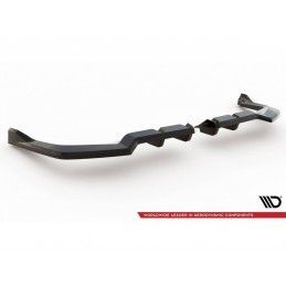 Maxton Central Rear Splitter (with vertical bars) V.2 Honda Civic Type-R Mk 11, MAXTON DESIGN