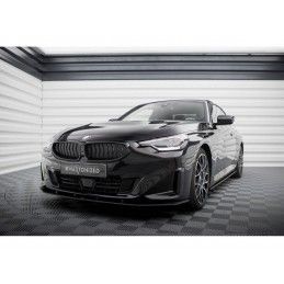 Maxton Street Pro Front Splitter BMW 2 Coupe G42 Black, MAXTON DESIGN