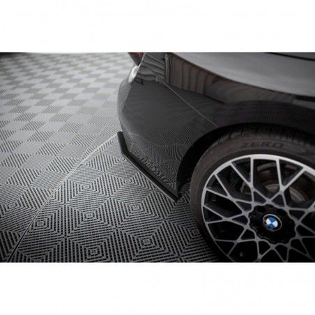 Maxton Street Pro Rear Side Splitters BMW 2 Coupe G42 Black, MAXTON DESIGN