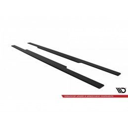 Maxton Street Pro Side Skirts Diffusers BMW 2 Coupe G42 Black, MAXTON DESIGN