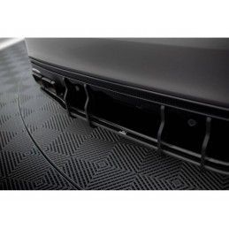 Maxton Street Pro Rear Diffuser Mercedes-AMG C63 Sedan / Estate W205 Facelift Black, MAXTON DESIGN