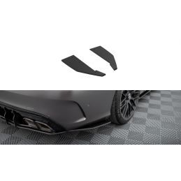 Maxton Street Pro Rear Side Splitters Mercedes-AMG C63 Sedan / Estate W205 Facelift Black, MAXTON DESIGN