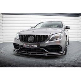 Maxton Front Splitter V.2 Mercedes-AMG C63 Sedan / Estate W205 Facelift, MAXTON DESIGN