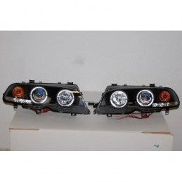 Set De Phares Avant Angel Eyes BMW E46 1999-2002 2-Porte Noir Modèle II, Nouveaux produits eurolineas