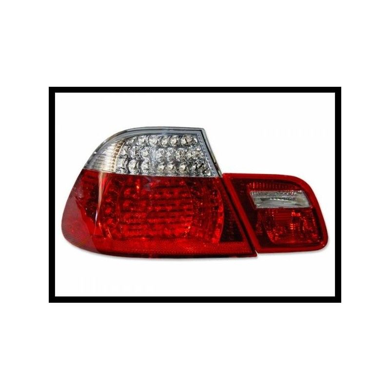 Feux Arrières BMW E46 2P 2003-2005 Led Rouge, Nouveaux produits eurolineas