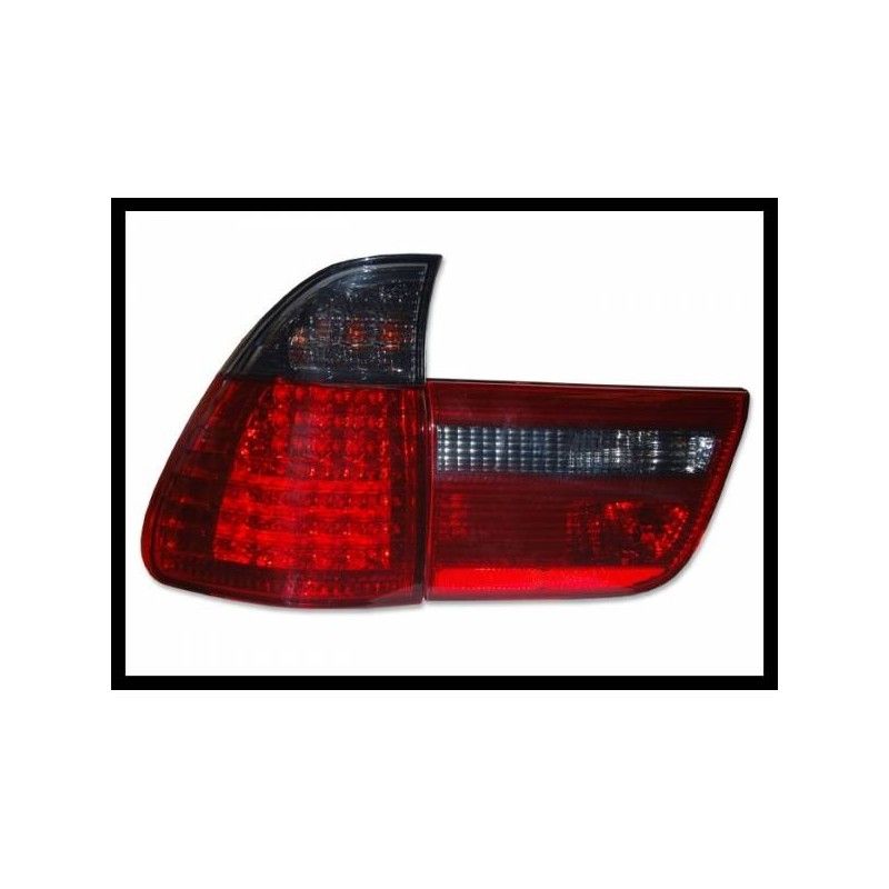 Feux Arrières BMW X5 00-03 Led Rouge Fumé, Nouveaux produits eurolineas