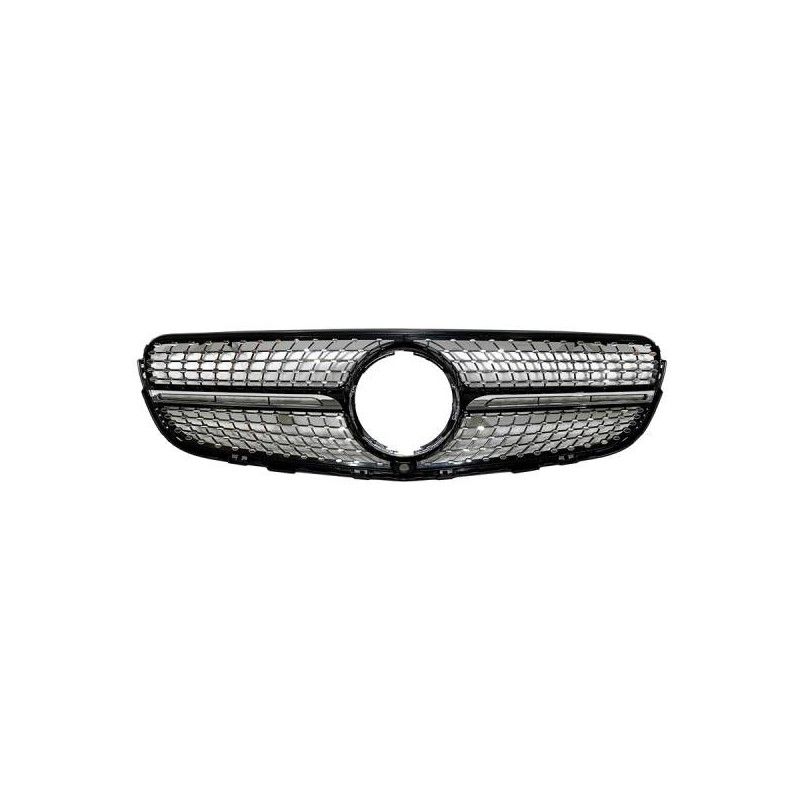 Calandre Mercedes X253 2015-2019 Diamond Full Black Caméra, Nouveaux produits eurolineas