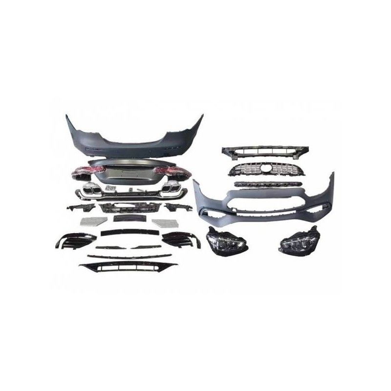 Kit De Carrosserie Mercedes W213 2016-2019 look E63S Mise à jour vers la version 2020, Nouveaux produits eurolineas