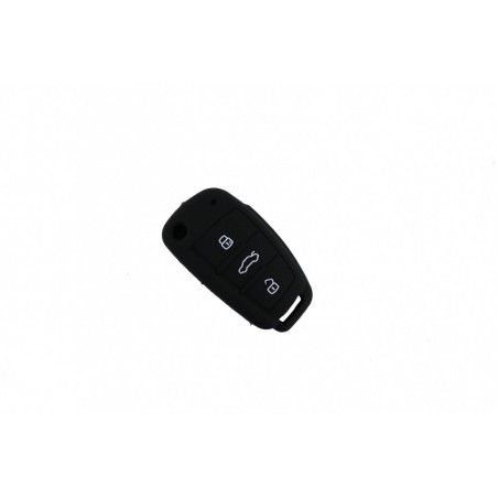 Silicone Car Key Cover suitable for AUDI - Black, Nouveaux produits kitt