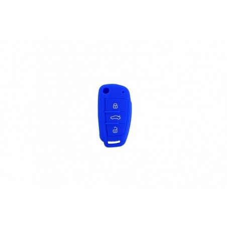 Silicone Car Key Cover suitable for AUDI - Blue, Nouveaux produits kitt