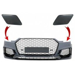 SRA Covers Front Bumper suitable for AUDI A4 B9 8W Limousine Avant (2016-2018) Quattro RS4 Design, Nouveaux produits kitt