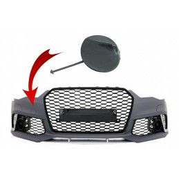 Tow Hook Cover Front Bumper suitable for Audi A6 C7 4G Facelift (2011-2018) RS6 Design, Nouveaux produits kitt