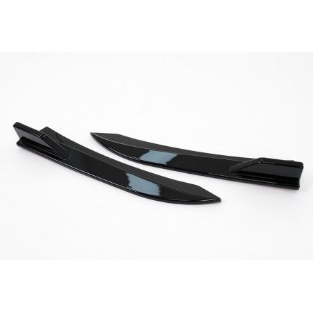 Rear Bumper Flaps Side Fins Flics suitable for BMW 3 Series F30 F31 (2011-2019) Piano Black, Nouveaux produits kitt