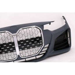 Front Bumper suitable for BMW 4 Series F32 F33 F36 (2013-2017) Coupe Convertible Gran Coupe M4 Design Chrome Grille, Nouveaux pr