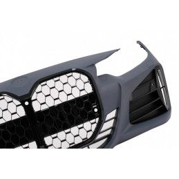 Front Bumper suitable for BMW 4 Series F32 F33 F36 (2013-2017) Coupe Convertible Gran Coupe M4 Design Black Grille, Nouveaux pro