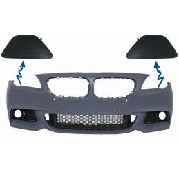 SET SRA Bumper Headlights Washing System Covers suitable for BMW 5er F10 F11 11+ (Right & Left), Nouveaux produits kitt