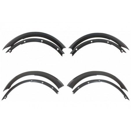 Kit Running Boards Side Steps with Fender Flares Wheel Arches suitable for Mercedes M-Class ML W164 (2005-2011), Nouveaux produi