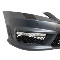 Body Kit suitable for Mercedes S-Class W221 (2005-2012) Bumpers with Exhaust muffler tips and Side Skirts S63 S65 Design, Nouvea