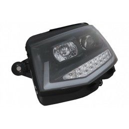 Headlights TUBE LED BAR suitable for VW Transporter T6 (2015-2020) Black, Nouveaux produits kitt