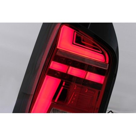 Full LED Taillights suitable for VW Transporter T6 (2015-2020) Dynamic Sequential Turning Light Red Clear, Nouveaux produits kit
