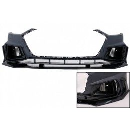 Front Bumper suitable for Audi A7 4K8 (2018-Up) RS7 Carbon Look Ornaments, Nouveaux produits kitt