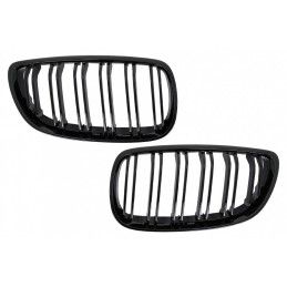 Front Kidney Grilles suitable for BMW 3 Series E92 E93 Coupe Convertible NonLCI (2006-2009) Double Stripe M-Package Sport Design
