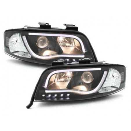 Headlights LED DRL suitable for Audi A6 4B (1997-2001) Black, Nouveaux produits kitt
