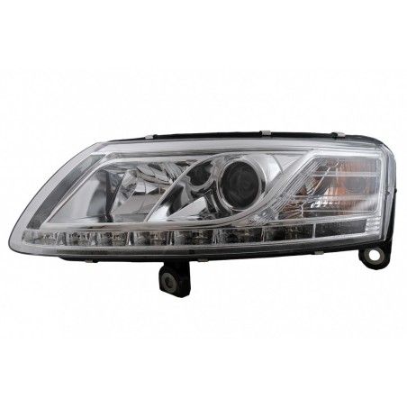 Xenon Headlights LED DRL suitable for Audi A6 4F C6 (04.2004-2008) Chrome, Nouveaux produits kitt