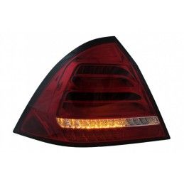 Full LED Taillights suitable for Mercedes C-Class W203 Sedan (2000-2004) Red Clear with Dynamic Turn Signal, Nouveaux produits k
