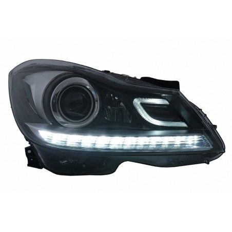 LED DRL Headlights suitable for Mercedes C-Class W204 S204 (2011-2014) with Dynamic Sequential Turning Light, Nouveaux produits 