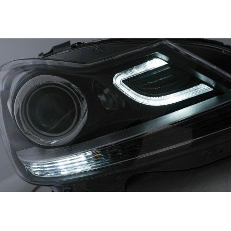 LED DRL Headlights suitable for Mercedes C-Class W204 S204 (2011-2014) with Dynamic Sequential Turning Light, Nouveaux produits 