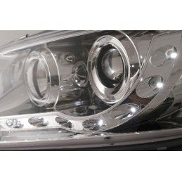 LED DRL Headlights suitable for VW Transporter T5 (04.2003-08.2009) Chrome, Nouveaux produits kitt