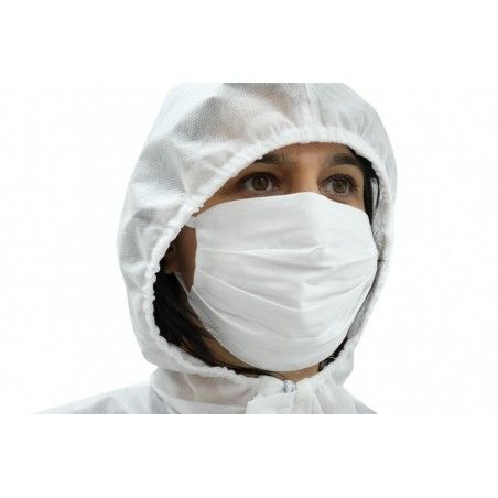 Package of 5 Reusable Mask with Folds 100% Cotton 2 Layers Unisex Washable 10 Filters PPS 330 Microns, Nouveaux produits kitt