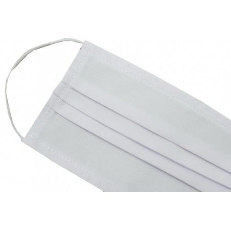 Package of 50 Reusable Mask with Folds 96% Cotton and 4% Elastane 2 Layers Unisex Washable, Nouveaux produits kitt