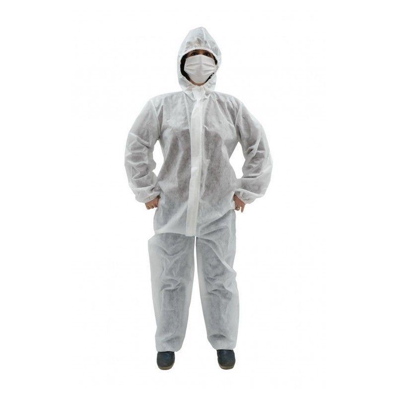 Coverall Overall Dustproof Workwear Jumpsuit 100% polypropylene with Hood Disposable size M/L, Nouveaux produits kitt