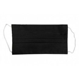 Package of 5 Black Reusable Masks with Folds 100% Cotton 2 Layers Unisex Washable 5 Filters PPS 330 Microns, Nouveaux produits k